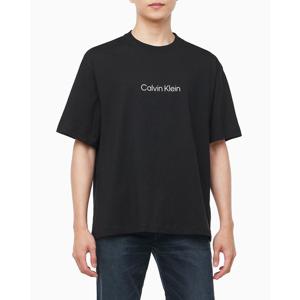 [캘빈클라인 진]남성 CK 릴렉스핏 스탠다드 라운드넥 반팔티 블랙 40HM228 (40HM228-UB1)