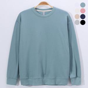 [후앙스] 데일리 무지 루즈핏 맨투맨 티셔츠 EYRT9494