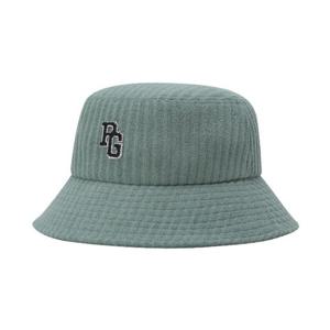 파리게이츠골프모자 PQS 521E1CP101_KH 공용 테리 스트라이프 로고 버킷햇