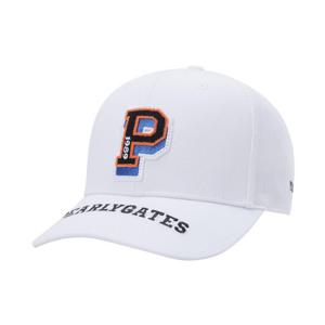 파리게이츠골프모자 PQS 531E1CPA22_WH 공용 입체 로고 자수 패치 포인트 볼캡