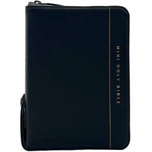 미니 성경전서   NKR62WXU/새찬송가 합본/지퍼/PU/반달 색인/해설 없음/각주 없음/블랙