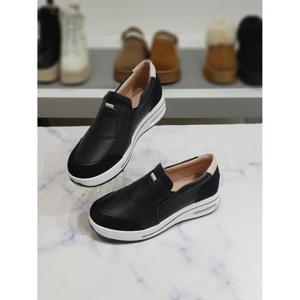 한슈 세이브존03 한슈 가죽 데이 키높이 슬립온 단화 4cm AGHS44p340ntA