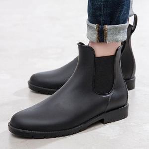 남녀공용 첼시부츠 방수 작업화 레인부츠 겨울용추가