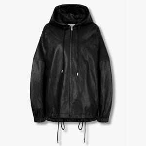 [스튜디오톰보이] [25가을기획]후디오버신세틱레더점퍼(9175361973)