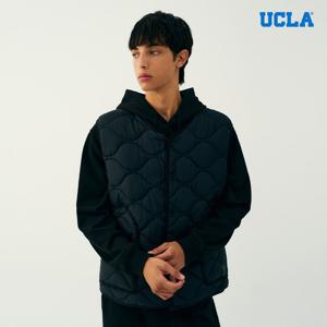 [UCLA]남녀공용 레트로 프레피 U넥 경량 패딩 베스트(UBAVE20)