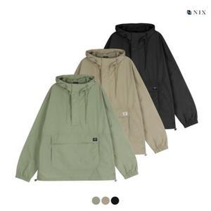 [NIX]유니) 나일론스판 세미오버핏 후드 아노락 (3COLOR) (FNRMCUV703P)