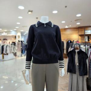 [아르테]흰줄카라니트티셔츠 DPDBKR550_DG