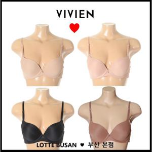 [비비안] 심플 기본 스타일 데일리 몰드브라 4종택1 BR158A