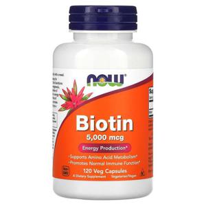 해외배송 NOW Foods 나우푸드 비오틴 5000mcg 120정 Biotin