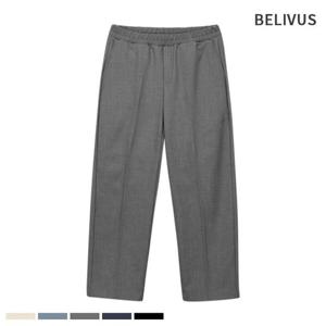 빌리버스 남자 밴딩 기모 슬랙스 스판 팬츠 B45P034