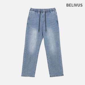 빌리버스 남자 청바지 밴딩 데님 팬츠 BBJ108
