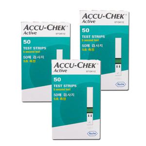 아큐첵 액티브 혈당시험지 150매 혈당 측정 검사지 당뇨 소모성 재료