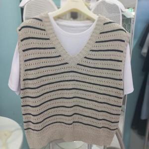 꼼빠니아 DP01 여름 간절기 니트 조끼 Caeu4-wsv110