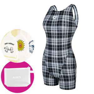 아레나 여성 수영복 일반 2부 반신 U백 A5FL1LD40 BLK 가방 수모행거 증정