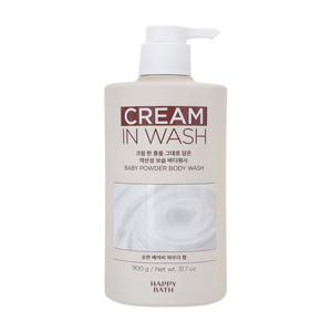 해피바스 크림인 로션 베이비파우더 바디워시 900g