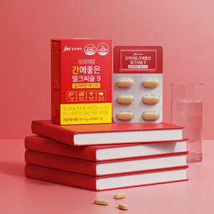 JW중외제약 프리미엄 간에좋은 밀크씨슬9실리마린 30정 x 3박스(3개월분)