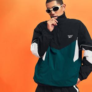 [리복]헤리티지 아노락 자켓 v26 블랙 그린 REJU6EA12E2