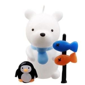 (이야코) 양초만들기 동물나라 백곰 06번