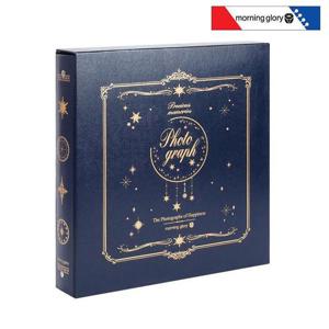 모닝글로리 앨범 4R 접착앨범 30매 (네이비) 사진첩