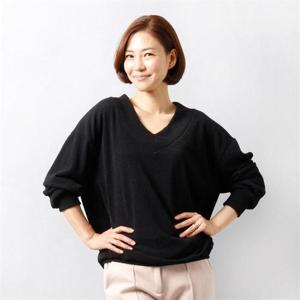 [강물처럼]아이우먼 루즈핏 넥 브이티 WW3125M009 빅사이즈 (604