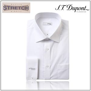 듀퐁셔츠 듀퐁(SE5FM12LS901SWH)일반핏 긴소매 스트레치 스판소재 듀퐁로고 화이트 셔츠 SE5SM12LS901