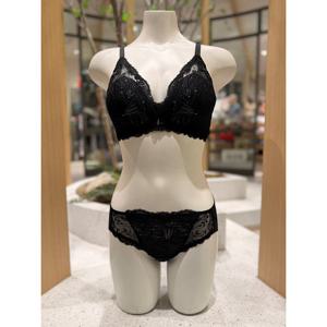 [비비안 란제리] (BR979A L) 뀌뛰르 고급 레이스 볼륨업 노와이어 브라렛 브라+전체레이스팬티 세트 BR979AL
