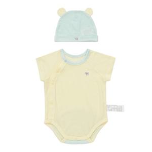 블루독베이비 26SS 신상(YE)쿨메쉬세트바디수트(출산백일아기옷) (46370040170) 4637004017