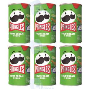 Potatochip 프링글스 사워크림 어니언 미니 양파 감자칩 53g 6개