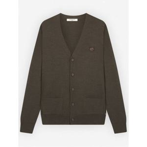 라프리마 메종키츠네 폭스 헤드 패치 레귤러 가디건 폭스헤 LM00505KT1036 P360