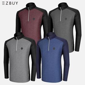 이지바이 빅사이즈 더비긴즈 춘추용 남성 등산 집업 티셔츠(SY32LT005M) 기능성 스포츠 아웃도어 작업복