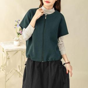 [디얼마미]멀린 가오리 조끼 /마담 미시 중년 여성 빅사이즈 40대 50대