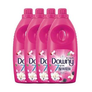다우니 고농축 섬유유연제 목련과베리향 1L 4개 WFKLQHX