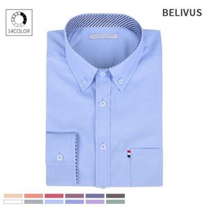 빌리버스 남성 셔츠 BSD105 베이직 솔리드 긴팔 카라 남방