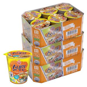 오뚜기 스낵면 소컵 62g X 18개