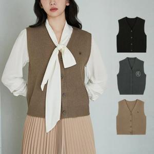 ♥무료배송♥리플린 자수 니트 베스트