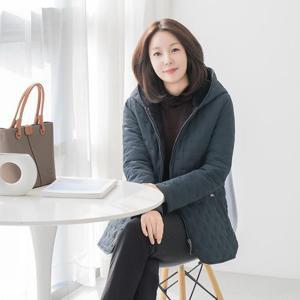 엄마옷 마담4060 삼각밍크기모패딩점퍼-QJP2511041-