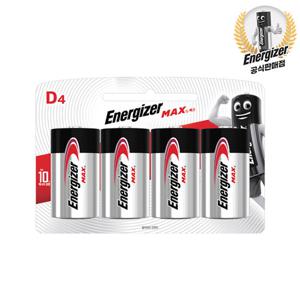 에너자이저 알카라인 맥스건전지 D 4입
