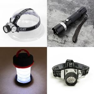 파워온 헤드랜턴 / 손전등 4종 모음