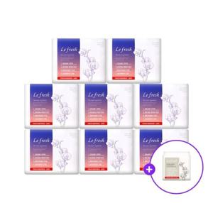 르프레시 유기농 순면커버 팬티형 생리대 8Px8팩+ 롱라이너 1팩