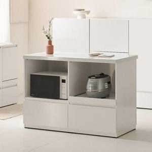 나무뜰 코디 E0 폭깊은 광파오븐 인조대리석 아일랜드 홈바 식탁 렌지대 수납장 1200X600 YDF229