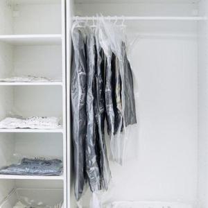 [가쯔]옷걸이형 압축팩 롱코트 4개입 135X70