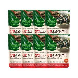 [CJ] 비비고 진한소고기미역국 500g x8개