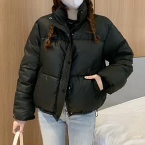 나바바 / NC260 심플 데일리 긴팔 숏패딩 점퍼 아우터