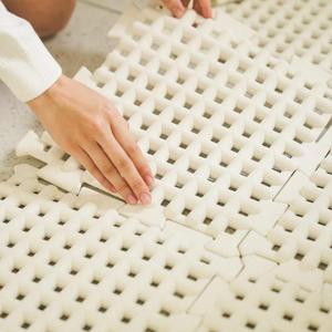 디어커스 온더꼬끄 미끄럼방지 조립식 퍼즐매트 주방 욕실 현관용 6p x2