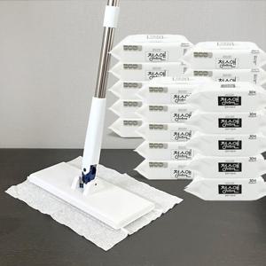 클립톡 참쉬운 밀대 청소기 + 물걸레포 450매(15팩) + 정전기포 150매(5팩) 원터치 밀대
