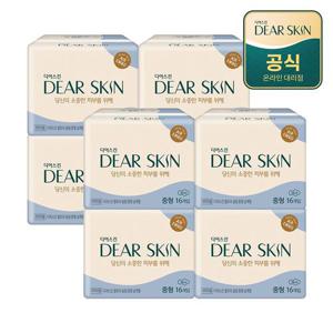 디어스킨 생리대 중형 16p x 8팩 [홈]