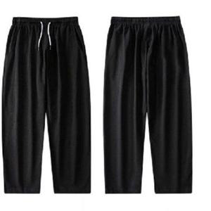 남자 기모와이드팬츠 겨울 가을 밴딩 일자 바지