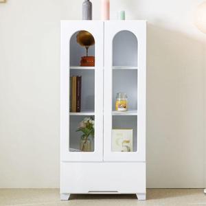 (착불) 티아 유리장식장 술 위스키 와인 양주 진열장 슬림 600