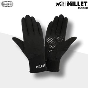 [밀레]밀레 아웃도어 등산 장갑 여성남자 봄 여름 간절기 쿨 메쉬 스포츠장갑 블랙_CA