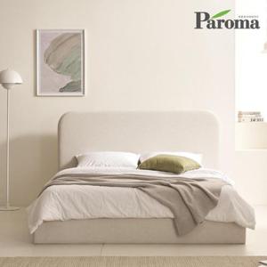 오딘 평상형 호텔식 퀸사이즈 패브릭침대+유로탑본넬매트